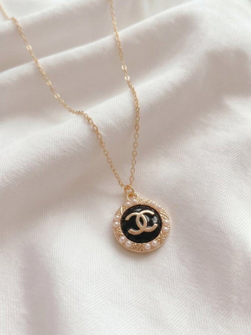 ✨ Vintage CHANEL Button Upcycled Necklace: BOGO Sale! ✨